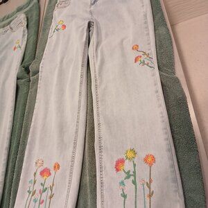 Embroidered Jean